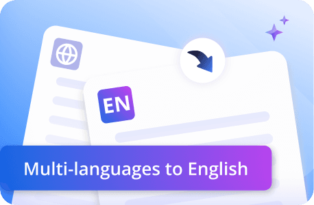 Multi-languages to English