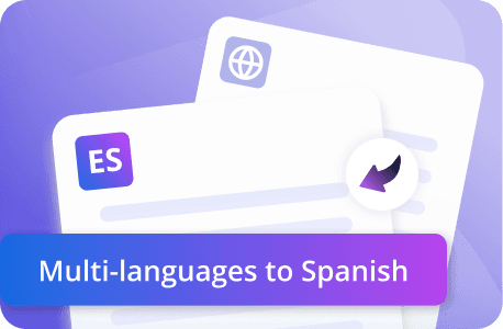 Multi-languages to Spanish