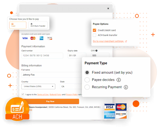 Flexible payment options and methods