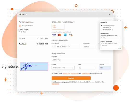 Seamless payment experience