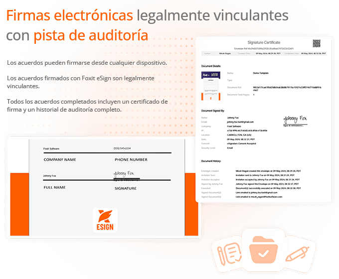 Firmas electrónicas legalmente vinculantes