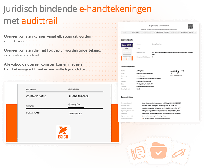 Wettelijk bindende e-handtekeningen