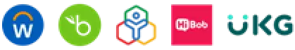 Workday, Bamboo HR, Zoho Recruit, HiBob, UKG