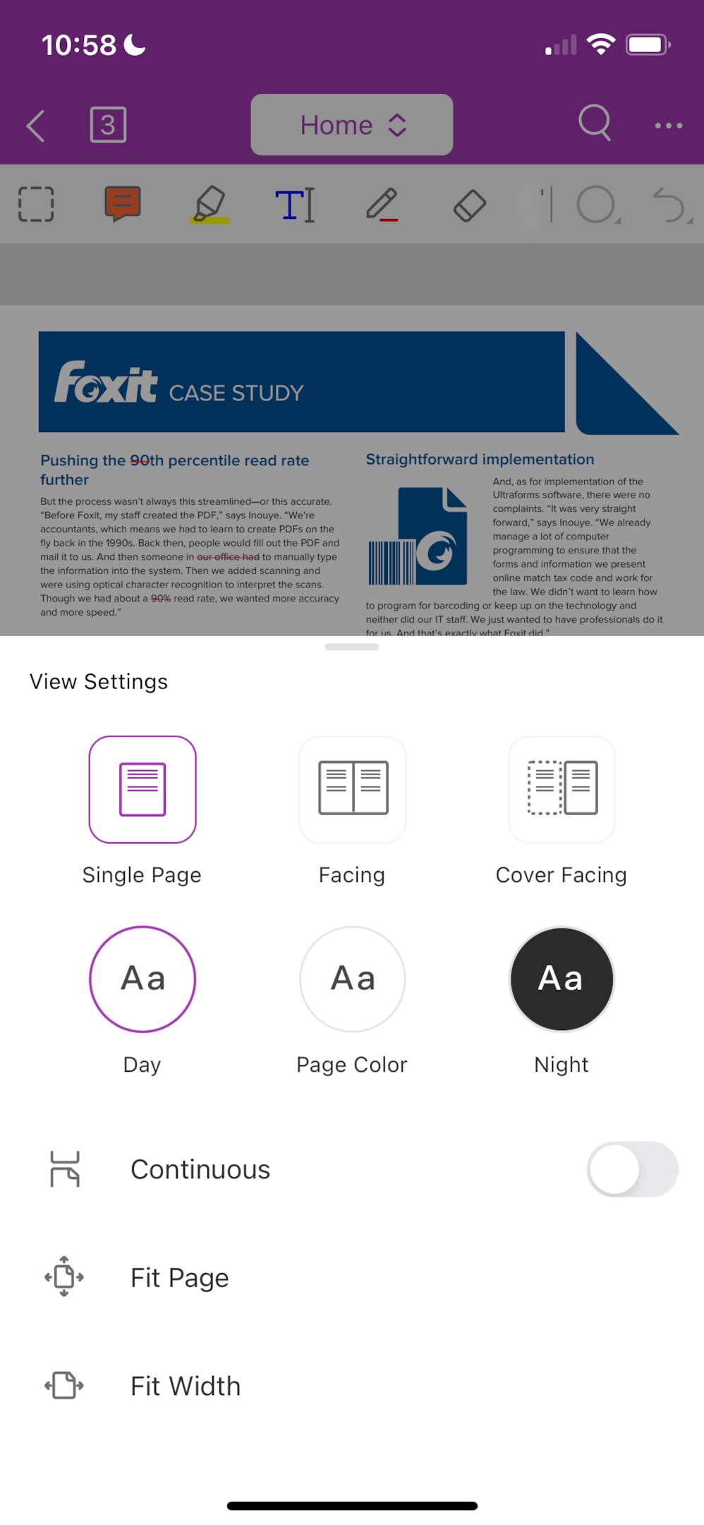 How to edit a PDF on iPhone Foxit