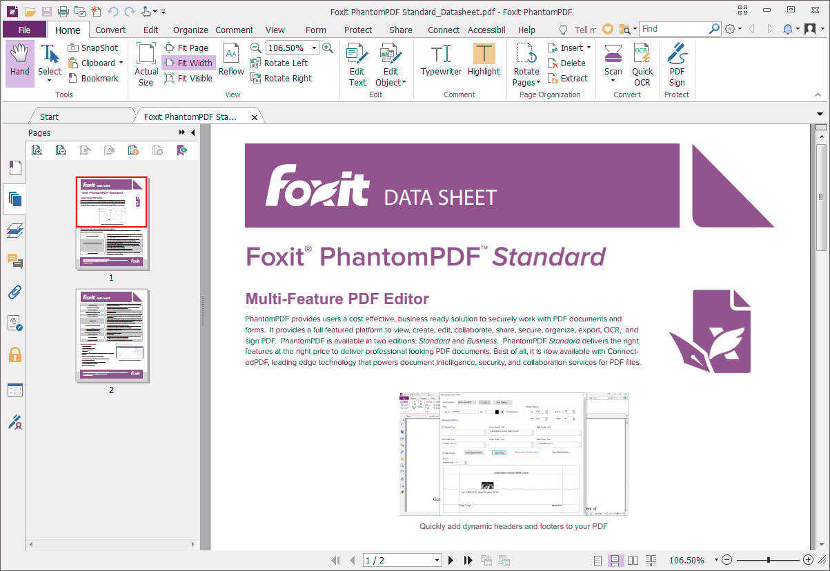 foxit reader edit pdf