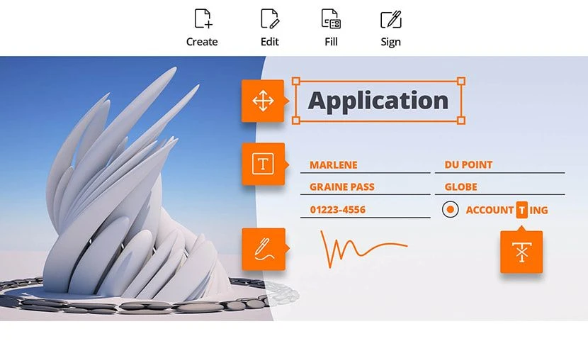 Preencha e assine formulários PDF com a ferramenta Fill & Sign no