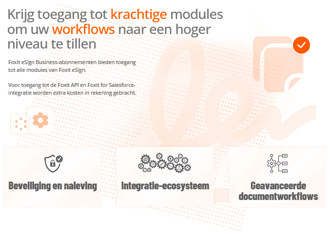 Foxit eSign Modules